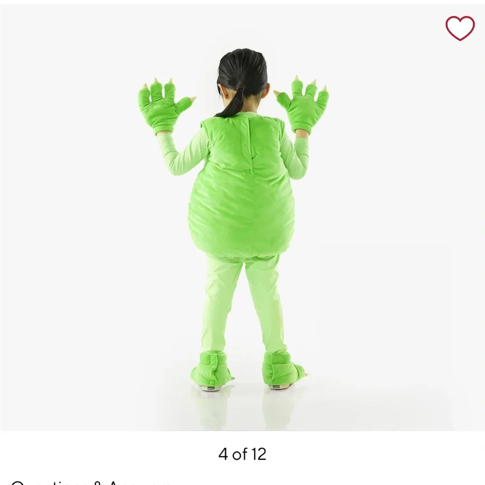 Pottery Barn Kids Mike‎ Halloween costume - Picture 3 of 10
